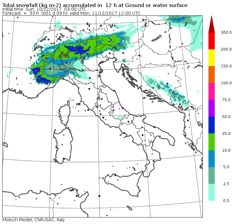 neve 10-11 dicembre: ultimissimi aggiornamenti modelli