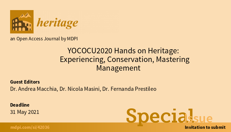 Special Issue Heritage YOCOCU2020