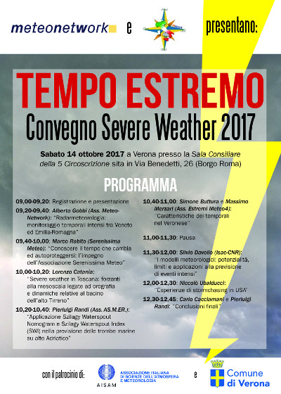 TEMPO ESTREMO – Convegno Severe Weather 2017