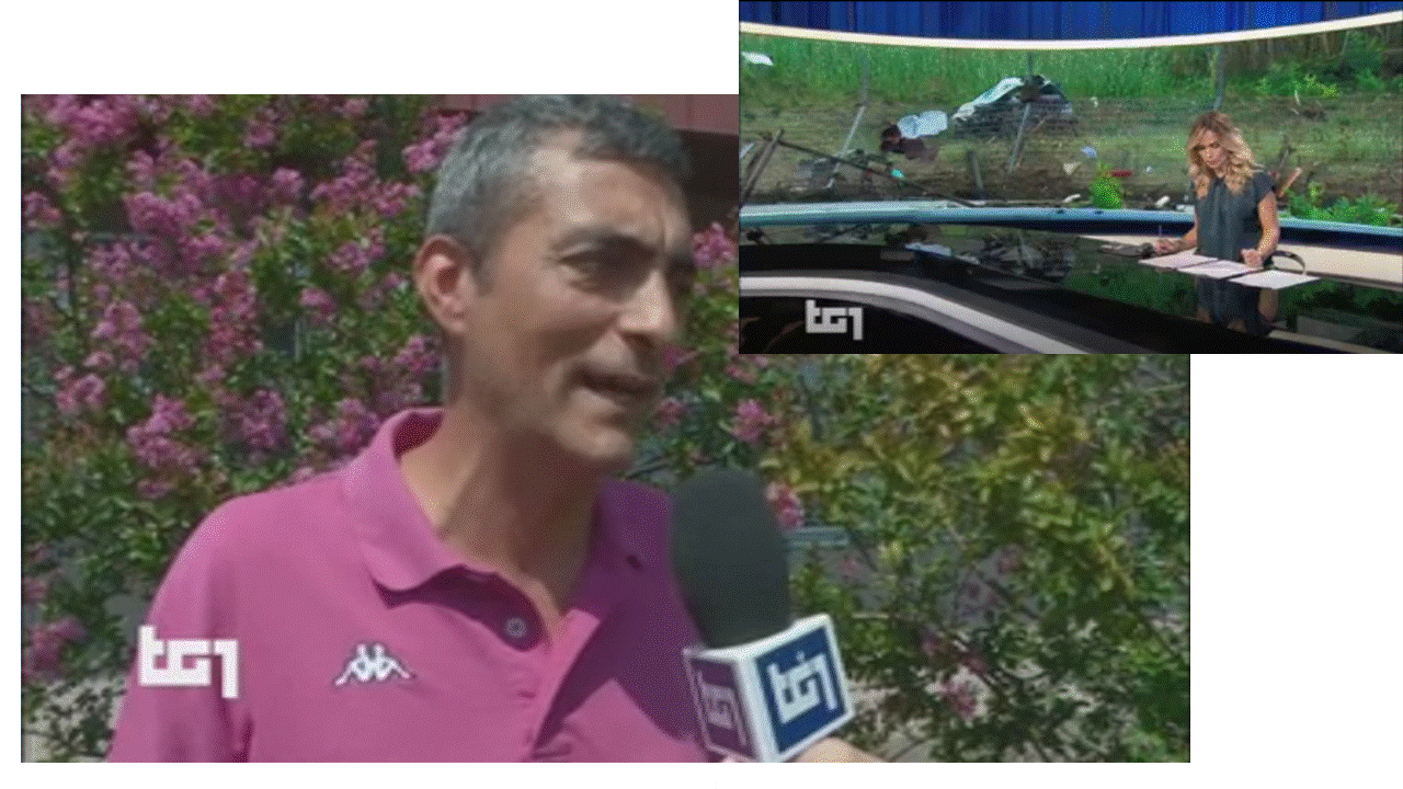 Tornado a Fiumicino –  Miglietta intervistato al TG1