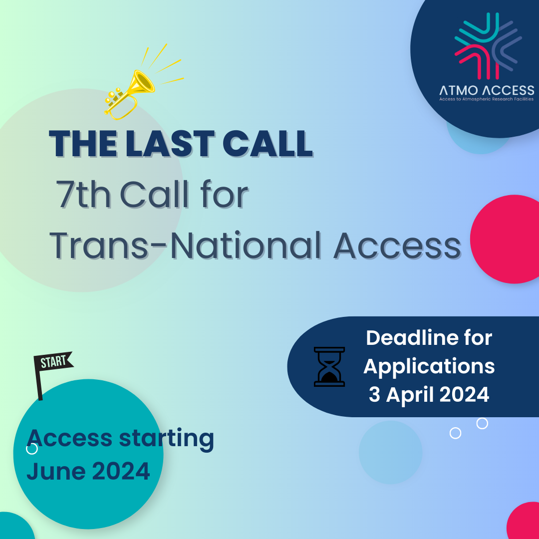 7th Call for Trans-National Access – ATMO-ACCESS